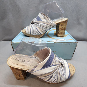 LIFE STRIDE Laguna Women's Blue Strap Platform Heeled Sandal Sandals 9.5
